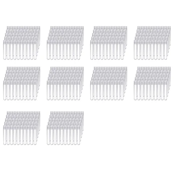 1000Pcs de Plástico transparente Tubos de Ensaio em Branco Com Tampas de Rosca Exemplo de Recipientes Garrafas de Empurrar Caps 12X75mm