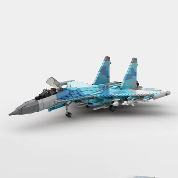1684pcs Equipamento Militar SU-35 de Caça da Força Aérea MOC Modelo de Bloco de Construção Montar Kit DIY Exibir os Brinquedos Presentes MOC-156330
