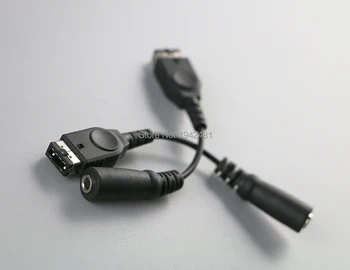 1pcs Quente de 3,5 MM do Fone de ouvido Fone de ouvido Adaptador AD Cabo Para Gameboy Advance para GBA SP