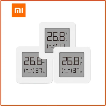 2020 Original Xiaomi Mijia Bluetooth Termômetro 2 sem Fio Smart Digital Elétrica Termômetro do Higrómetro do Trabalho com Mijia APP