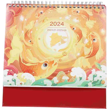 2022 Desktop Calendar 2024 para a Casa Vire A Página, Independente do Calendário do Papel de Escritório Calendários