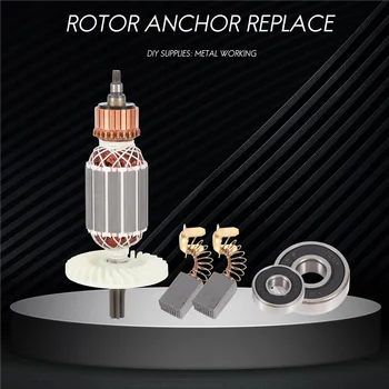 220V Rotor Âncora de substituição para Hitachi 360591E DH40MRY DH40M DH40MR DH40SR DH40FR Spline Haste Rotary Hammer