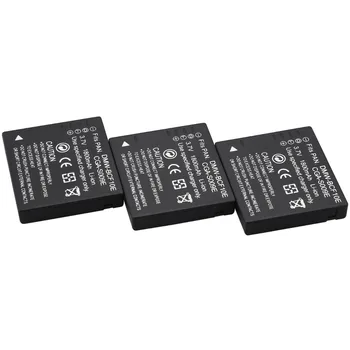 3x Probty DMW-BCF10E DMW BCF10e Cam Baterias para Panasonic DMC-FS12 FS15 FS25 FS4 FS42 FS6 FS7 FX40 FX48 FX550 FX580 FX68 FH1