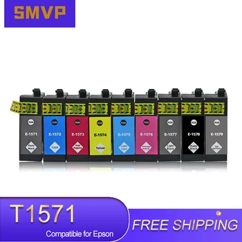 9 Cores do Cartucho de Tinta Compatível Conjunto de T1571 T1579 para EPSON STYLUS PHOTO R3000 Impressora Jato de tinta com Chip