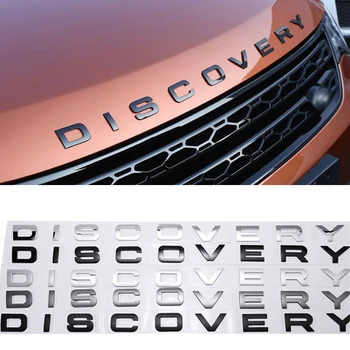 ABS Adesivo para Land Rover Discovery Esporte Descoberta Logo 2 3 4 5 Carro Capô Dianteiro Emblema Traseiro Tronco Emblema do Auto de Decalque Decoração