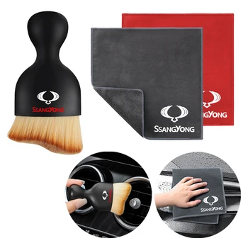 Acessórios do carro Para Ssangyong kyron Rexton korando Actyon Sports Tivoli Carro Especiais de Limpeza, Toalhas de Limpeza Escova Macia
