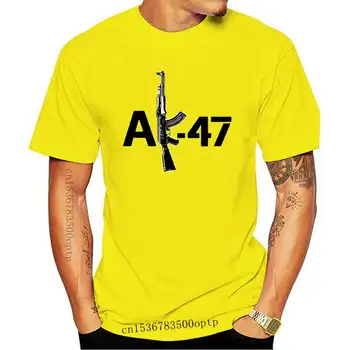 Ak-47 Nova T-Shirt Rússia Kalashnikov Rifle Automático Arma 2021 Chegada Nova Marca De Moda Gráfico T-Shirts