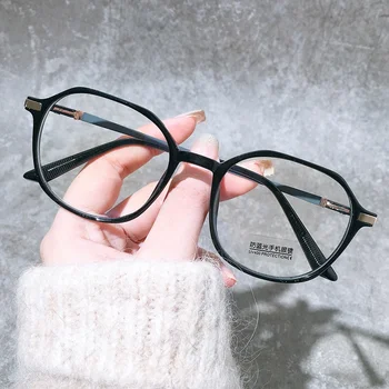 Armações óculos de grau as mulheres Transparente Miopia óculos de lentes ópticas