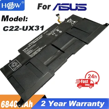 C22-UX31 Laptop Bateria para ASUS Zenbook UX31 UX31A UX31E UX31E-DH72 C22-UX31 C23-UX31 7.4 V 50WH/6840mAh
