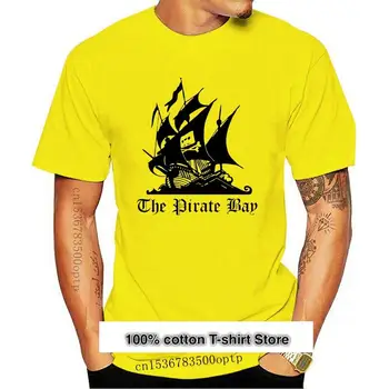 Camiseta con LOGOTIPO de Barco Pirata, camisa de Web Hacker INTERNET Torrent, cor gris y blanco, novedad