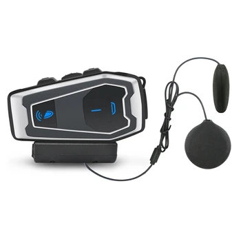 Capacete de motociclista Fone de ouvido Bluetooth Redução de Ruído GPS Resposta Automática de Navegação de Música Auricular