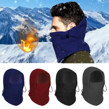 Cara Masque Para O Frio Pescoço Botina Winte Rosto Masque Chapéu De Inverno Masque De Lã Forrado A Cara Cheia De Cobertura Para A Prática De Esqui