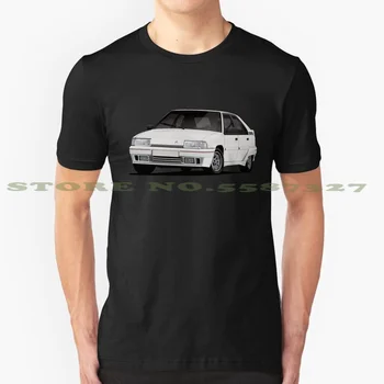 Citro?n Bx 19 Gti-Branco-Ilustração de Verão Funny T-Shirt Para Homens Mulheres Bx Bx Gti 19 Gti Citro?n francesa de Carros carros antigos