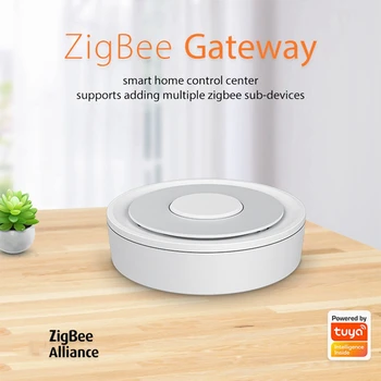 Com Fio Zigbee3.0 Tuya Gateway Para a Casa Smartlife Tuyasmart APLICATIVO de Dispositivo Inteligente Para Sala de estar, Cozinha, Quarto Durável