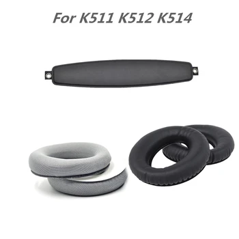 De couro, Almofadas de Ouvido Almofada Macia Protecções para AKG K511 K512 K514 Fone de ouvido Peças de Reparo de Fone de ouvido Acessórios