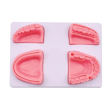 Dental Sutura Almofada de Formação 1 Sem Dentes Sutura Pad 1 de Sutura Pad com 2 Dentes de Metade de dentista Almofadas de Sutura