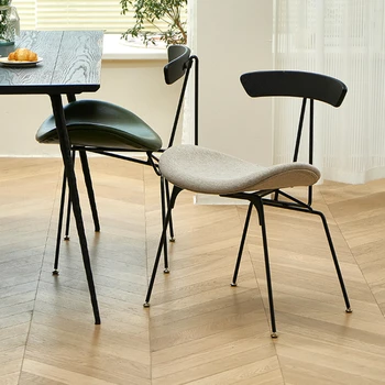 Design Relaxantes Cadeiras de Jantar Nórdicos Criativo Família de Madeira, Metal Cadeiras de Jantar de Luxo Silla Comedor de Móveis da Casa WZ50DC