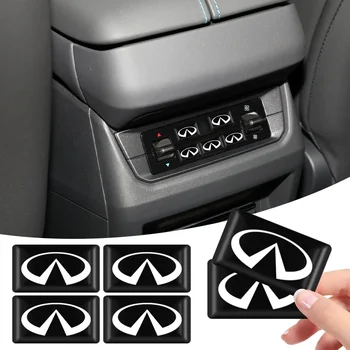 Estilo carro volante 3D pequeno Emblema Adesivo Decalque de Ajuste Para o Infiniti Q50 G37 FX35 Q30 QX60 ESQ M35 FX QX70 EX35 QX30 QX50