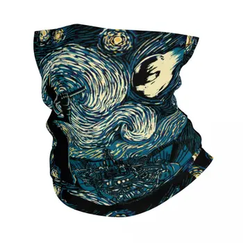 Estrelado Fantasia Vincent Van Gogh Lenço De Pescoço Botina Impresso Girassóis Arte Máscara Lenço Balaclava Pesca Homens Mulheres Adultos Lavável