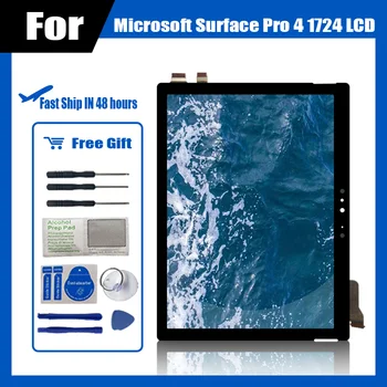 Exibição Original Substituto para o Microsoft Surface Pro 4 1724 Tela LCD Touch screen Digitalizador Assembly para a Superfície Pro4 LCD