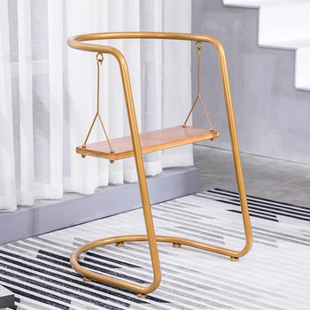 Ferro Cadeira Nórdicos Menina Ins Casa de Arte Personalizada de Jantar Cadeira de Balanço de Chá de Leite de Loja de Mesa e Cadeira Simples