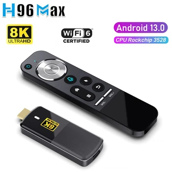 H96 Max M3 de TV Vara Android 13 Smart TV Caixa de 2G 16G WiFi6 HD 4K BT Controlo de Voz e de Set-Top Box Media Player TVBOX