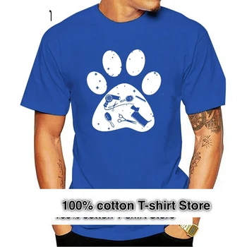 Homens T-Shirt Dog Grooming-Rastelo Mulheres t-shirt