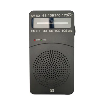 J-166 Bolso Portátil Mini Rádio AM/FM Digital Tuning Receptor de Rádio FM87-108MHz Leitor de Música MP3, Rádios