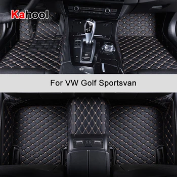 KAHOOL tapete para carros Personalizados Para VW Golf Sportsvan Alltrack Propriedade Variante de Acessórios de automóveis Pé Tapete