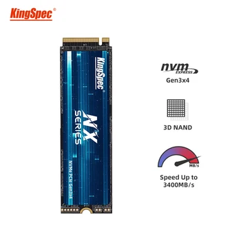 KingSpec SSD M2 de 128 gb 256 GB 512 GB 1 TB NVMe 120g 240g Ssd M. 2 PCIe Rígido Unidade de Disco de Estado Sólido NMVE SSd para Notebook Desktop