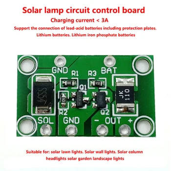Lâmpada Solar Controlador de 3,7 V-24V 1A Solar da Lanterna Controlador Solar da Lâmpada do Gramado de Controle de Placa Foto-Indução Solar, Lâmpada da Placa do PWB do