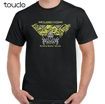 Novo Alienígena T-Shirt Mens Weyland Yutani Nostromo Filme Pacto Prometheus Top Unissex S-5Xl Xs-5Xl Personalizado de Presente Criativo, Engraçado Tee
