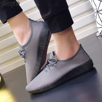 Novo Clássico da Moda Sapatos de Homens Sapatos Mulheres Flyweather Confortável Breathabl Não-couro Casual, Leve Sapatos 2019