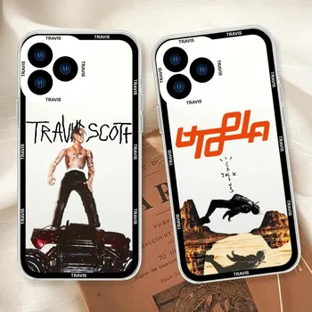 O Rapper Travis S-Scott Utopia Álbum Completo, Telefone Para o iphone 11 12 13 14 15 Mini Plus Pro Max Escudo Transparente