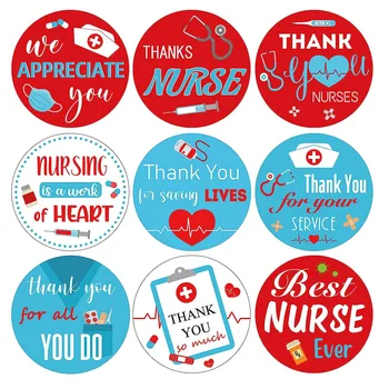 Obrigado Enfermeira de conclusão do ensino adesivo Enfermeira Semana dom fornecimentos de terceiros