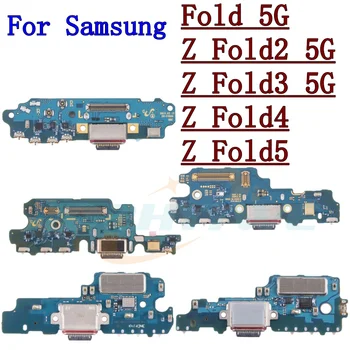 Original Carregador USB de Carregamento de Porta do Conector Dock do Conselho Flex Cabo Para Samsung Galaxy Z Dobre 2 3 4 5 Fold2 Fold3 Fold4 Fold5 5G