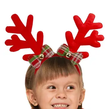Os Chifres De Rena Cabeça De Chifres Traje Do Sino De Natal Headwear Bonito Cabelo Aro Traje Hairbands Para O Feriado De Ano Novo