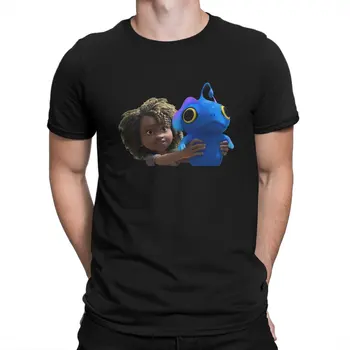 Os homens de Azul Sinopse T-Shirt A Besta do Mar Cartoon 100% Algodão Roupas Exclusivas de Manga Curta, Gola Redonda Tees Gráfico T-Shirt