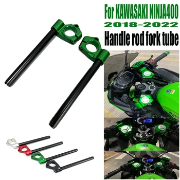 Para a KAWASAKI NINJA400 ninja 400 2018 2019 2020 2021 2022 Acessórios da Motocicleta Clipe No Ons Barra do Punho do Guidão, Garfo Tubo