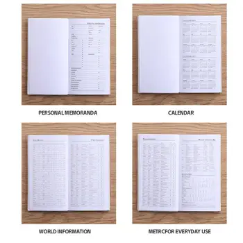 Planejador de Notebook Agenda Notebook 2024 Planejador Conjunto com A6 Notebook Falsa Capa de Couro de 12 Meses de Calendário para um Home Office Escola
