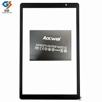 Preto de 10,1 Polegadas Para AOCWEI X 500 Tablet Capacitivo Digitador da Tela de Toque do Sensor Externo 2.5 D de Vidro do Painel
