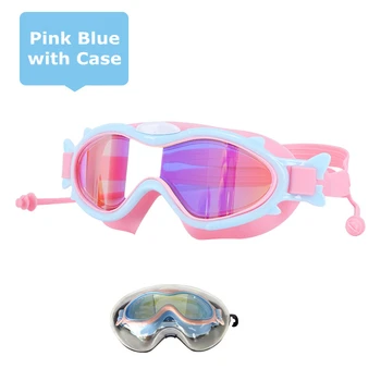 Profissional de Óculos de Natação de Crianças de Natação Óculos de Mergulho HD à prova d'água, Anti-fog Proteção UV 4-15 Anos Crianças Nadam Óculos