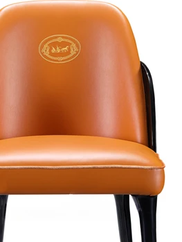 Restaurante de Madeira maciça Mesa de Jantar Cadeira Moderna de Lazer Simples Cadeira de Moda e Atmosfera Personalizada Cadeira de Jantar