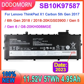 SB10K97587 01AV430 Bateria do Portátil De Lenovo ThinkPad X1 Carbon 5ª Geração ( X1 Carbon 2017), Série de 2018-20KGS03900,G6-20KH006MGE