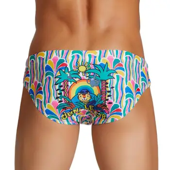 SEOBEAN Marca masculina moda praia Biquini Troncos de Natação Sexy Cintura Baixa Nadar Cuecas Homens de Maiô Surf, Calções de Praia