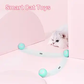 Smart Brinquedos do Gato Automática de Bola Rolando Elétrica Gato Brinquedos Interativos Gatos Formação de Auto-mover Gatinho Brinquedos para o Interior de Jogar