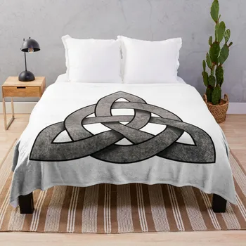 Sombras - Encantado Triquetra Design Jogar Cobertor de Flanela Cobertor Leve Cama Aconchegante Sofá Macio Sofá para Toda a Temporada