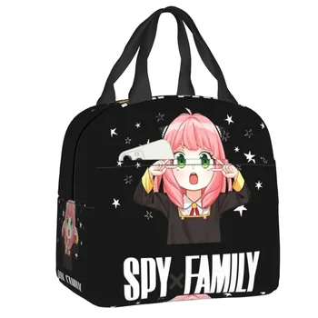 Spy X Família Loid Falsário Almoço Isolados Sacola De Anime Anya Mangá Geladeira Portátil Térmica Caixa De Bento Exterior Acampamento De Viagens