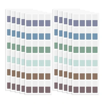 Sticky Guias De Índice Multicolor Auto-Adesivo Livro De Guias Gravável Separadores De Página Transparente Para Notebooksfiles