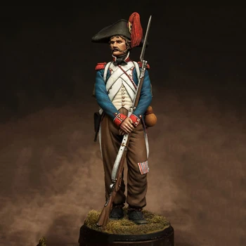 Unassambled 1/24 o homem antigo stand guerreiro Resina figura em miniatura modelo de kits sem pintura
